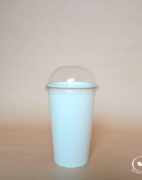 Cốc giấy dùng 1 lần 16Oz nắp cầu