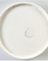 Nắp cốc, nắp ly bằng giấy có đục lỗ D90mm