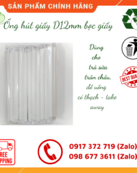 ống hút giấy phi 12 bọc giấy